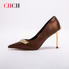 2024秋冬新品CHCH平衡鞋真丝面料细跟时尚高跟鞋女鞋CO2B5394 商品缩略图3