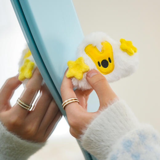 秋冬系列袋鼠团团毛绒冰箱贴 商品图1