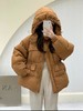 【YW】无忧购韩版抽绳收腰显瘦小个子连帽百搭50%白鸭绒羽绒服24012（截单后7天发货)25年清仓捡漏 商品缩略图5