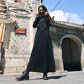 太平盘扣纯色连衣裙 | 黑色百搭经典 红色亮色显白 | 现货加急发