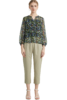 VIVIAN LIU R2423003春女装新款V领印花配内搭吊带长袖上衣 商品缩略图5