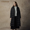 Famecoco范可儿中式立领连帽长款羽绒服FAC8AH008 商品缩略图3