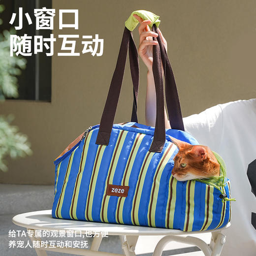 zeze撞色条纹宠物休闲包-B（包邮） 商品图4