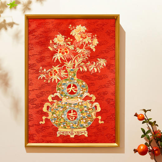 【故宫家居】大吉葫芦装饰画家居摆件博物馆文创新年乔迁生日礼物 商品图4