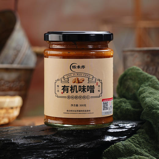 【选第2个规格：买3赠1】日式有机味噌酱 面豉酱 300g/瓶 商品图0