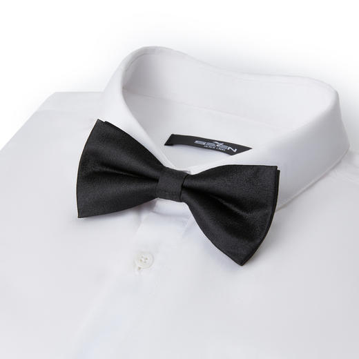 柒牌男士纯色新郎结婚领结伴郎婚礼蝴蝶结西装衬衫领男式礼服配饰	128F70070 商品图3