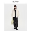 SELFWHO白鸭绒双头拉链羽绒服外套女2024冬宽松保暖防风飞行夹克 商品缩略图3