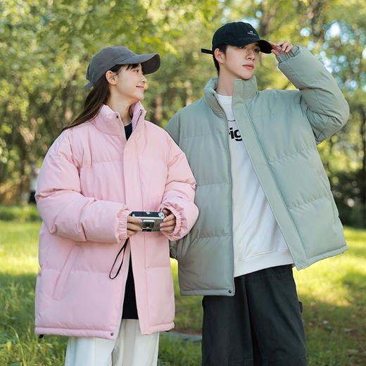 男女同款黑金保暖棉服山系加厚外套（4-1101） 商品图6