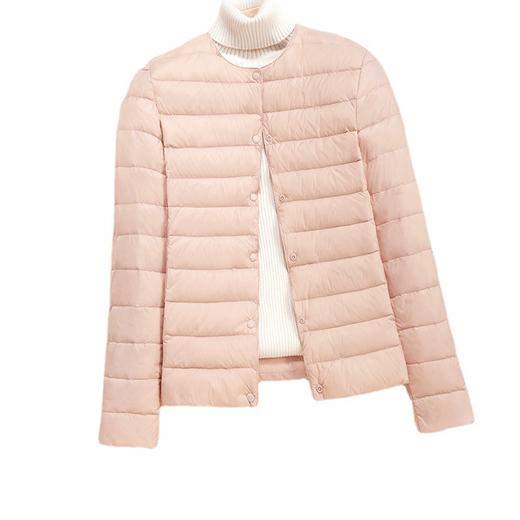 雀说轻薄羽绒服女短款新款圆领薄款内胆修身内穿打底大码外套AL 商品图4