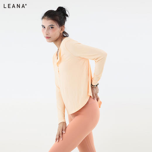 LEANA长袖不含胸垫运动休闲外搭日常LN1060 商品图3
