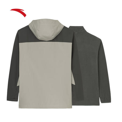 安踏（ANTA）防泼水外套男两件套秋冬季户外运动休闲保暖梭织上衣152447629 商品图8