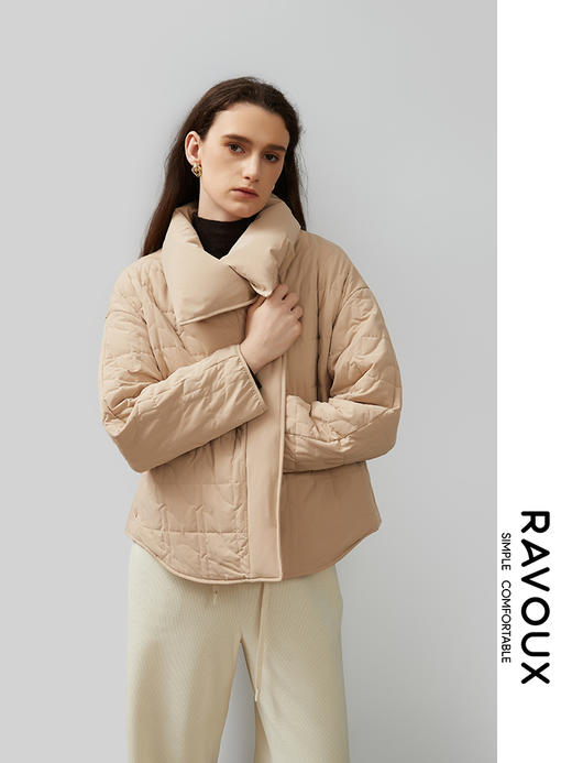 264289908阔版短款轻薄鹅绒服 商品图4