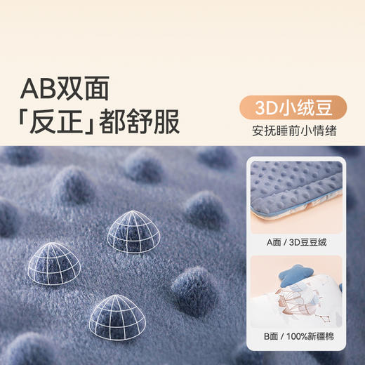 【特价💥59.9 抢完即止 】秋冬加厚豆豆绒保暖抱被90*90cm  A类母婴级（特价不退换） 商品图3