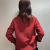 Z2圆领撞色小字母毛织上衣40930（红） 冬季 244010530321 商品缩略图1