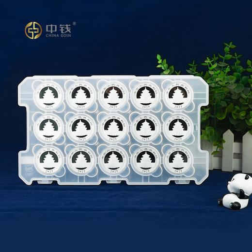 2025年熊猫银币 30克银猫 足银999 单枚 整版 封装评级版 商品图4