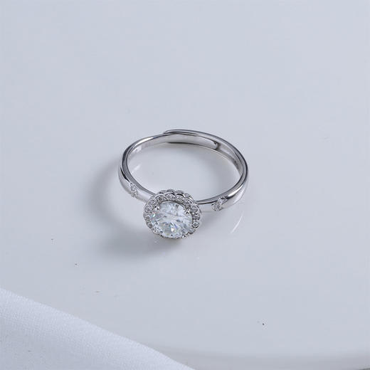 【宏艺珠宝】月光流银·银s925戒指 商品图2