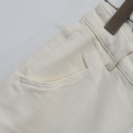 VIVIAN LIU薇薇安刘TD2455015秋女装新款斜插兜直筒牛仔裤 商品图3