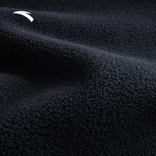 安踏（ANTA）加绒运动长裤男冬季新款直筒健身运动裤子黑色卫裤152447326N 商品图4