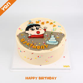 蜡笔小新主题蛋糕