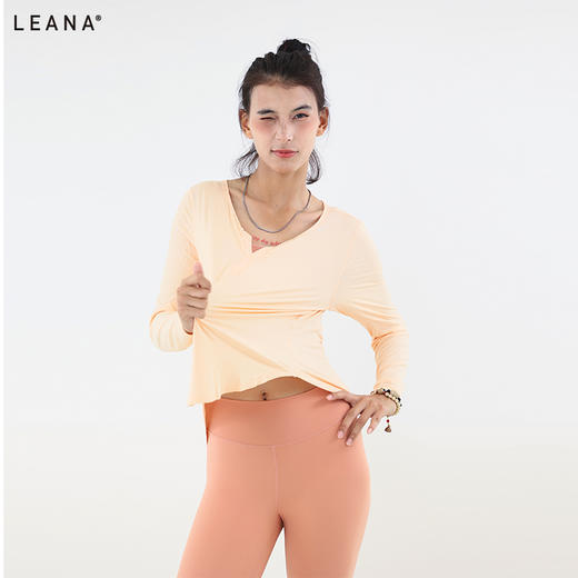 LEANA长袖不含胸垫运动休闲外搭日常LN1060 商品图4