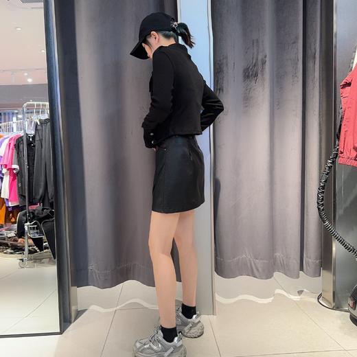 N百搭不规则PU皮半裙 冬季 991174323239 商品图2