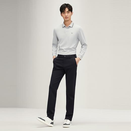 【 针织弹力】柒牌男士休闲裤2024秋冬新款商务通勤上班直筒长裤127H72320 商品图3
