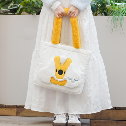 秋冬系列袋鼠团团毛绒手提包 商品图2