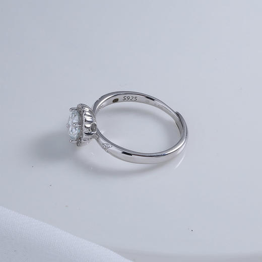 【宏艺珠宝】月光流银·银s925戒指 商品图1