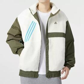 5折【自营】adidas/阿迪达斯  夹克男装2024冬季新款运动宽松立领保暖外套 IK5108