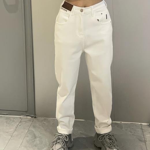 Z1后腰松紧皮标底抓绒哈伦牛仔裤40908 冬季 209994091001 商品图0