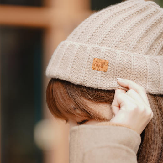 秋冬系列袋鼠团团毛线帽 商品图3