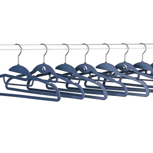 Member's Mark 多功能橡胶漆防滑衣架 50个 深蓝色 商品图0