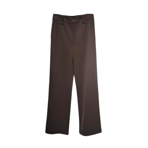 VIVIAN LIU薇薇安刘TD2447503初秋女装新款斜插兜针织直筒长裤 商品图4