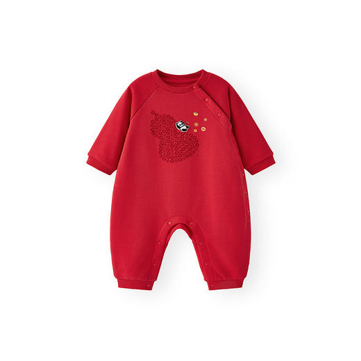 英氏亲子装长袖t恤一家三口四口春秋季婴儿衣服2025新款亲子装 商品图4