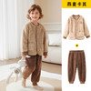 【加厚珊瑚绒】A类婴儿级加厚珊瑚绒家居服儿童睡衣秋冬款男女童加绒加厚珊瑚绒睡衣可外出 商品缩略图6