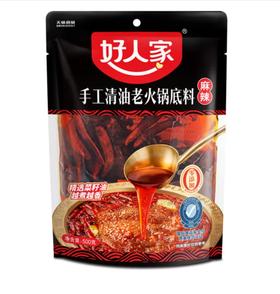【亚欧超市】好人家麻辣牛油火锅底料360g/袋