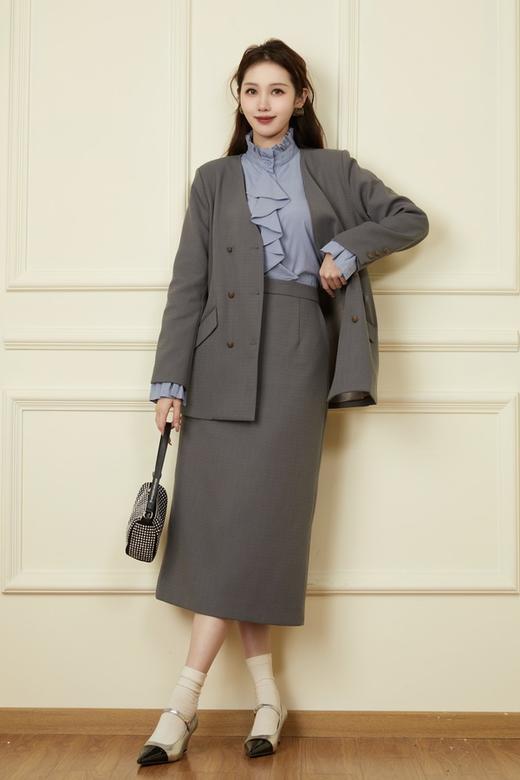 Le Malene 高级感极简西装半裙套装 19149 商品图1