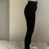 Z1高腰裤脚不车边底抓绒小脚牛仔裤40908 冬季 213154091001 商品缩略图2