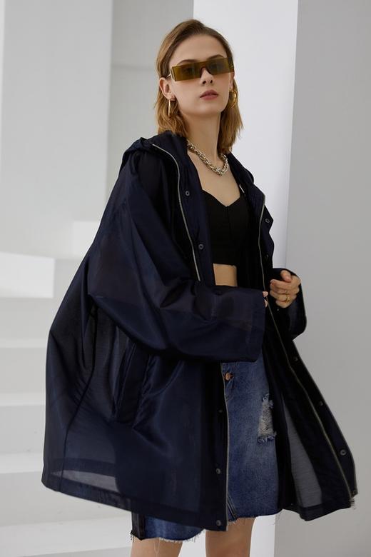 DAMO WANG/王大墨 休闲宽松版型拉链连帽外套 14302 商品图3