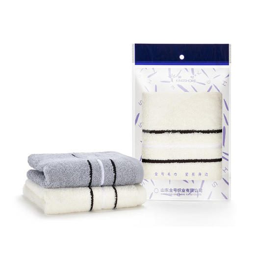 金号  单条毛巾巾选袋装 清然系列 HY1118-20 商品图0