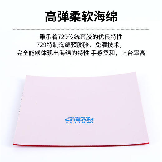 友谊729 CREAN新精品专业版PRO乒乓球拍胶皮 乒乓球套胶粘性皮反胶 商品图1