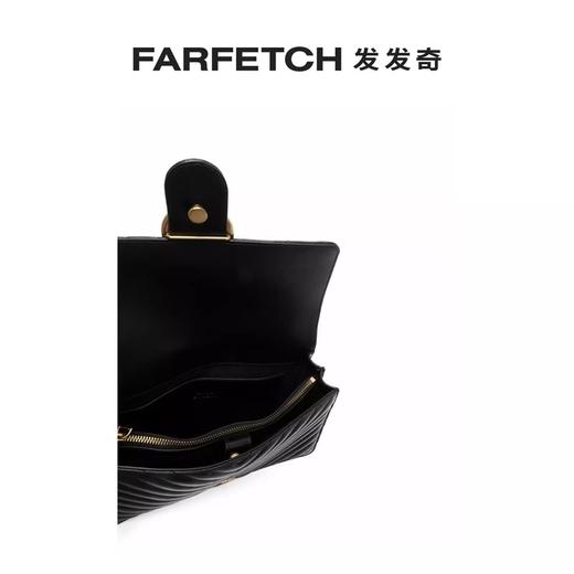 PINKO女士WomenClassic Icon 人字纹图案绗缝斜挎包发发奇  【G】 商品图3