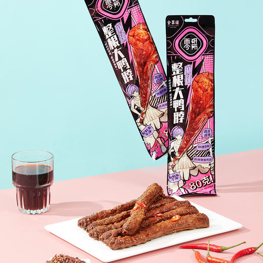 全聚德零研所 整根大鸭脖 麻辣口味 商品图0