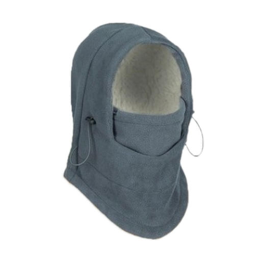 【对抗雾霾，我可以！】户外骑行防风帽 抓绒头套护耳面罩 加厚保暖摇粒绒风雪帽子-QQ 商品图4