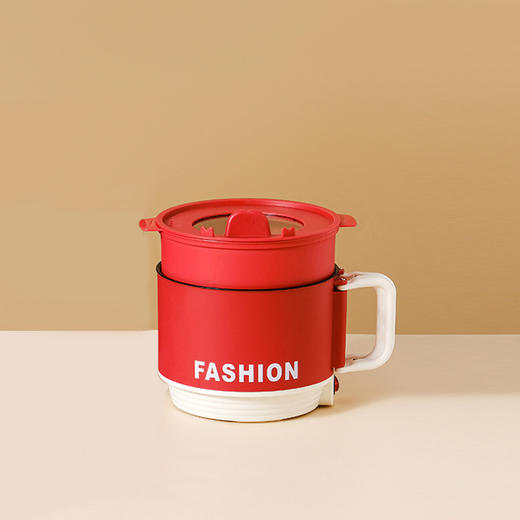 【双耳小煮锅，精美礼盒，安全功率】折叠电煮锅 多功能一体电蒸锅 小电锅火锅 学生宿舍泡面锅礼品锅-QQ 商品图12