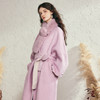 【暖冬内购】两三事 九尾谣 2024冬季新款优雅可拆毛领绑带羊毛呢外套女 商品缩略图3