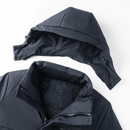 【连帽可脱卸】罗蒙秋冬纯色简约男士羽绒服休闲百搭羽绒服男潮流男士外套 商品图13