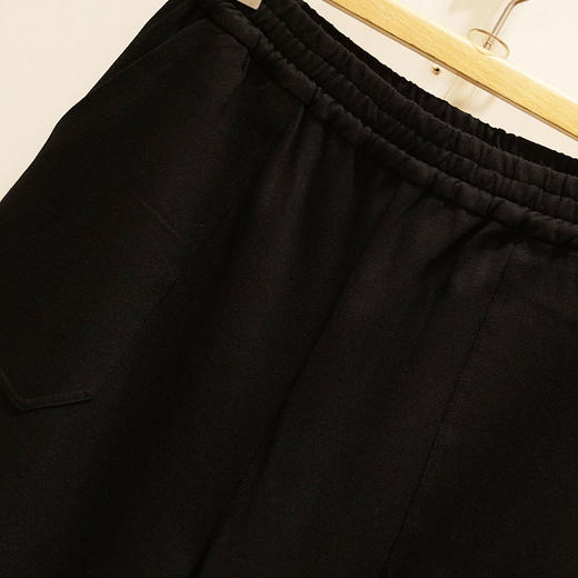 VIVIAN LIU薇薇安刘D2417501梅春女装新款松紧腰显瘦斜插兜长裤 商品图3