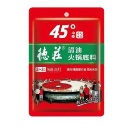 【亚欧超市】德庄麻辣清油火锅底料150g/袋