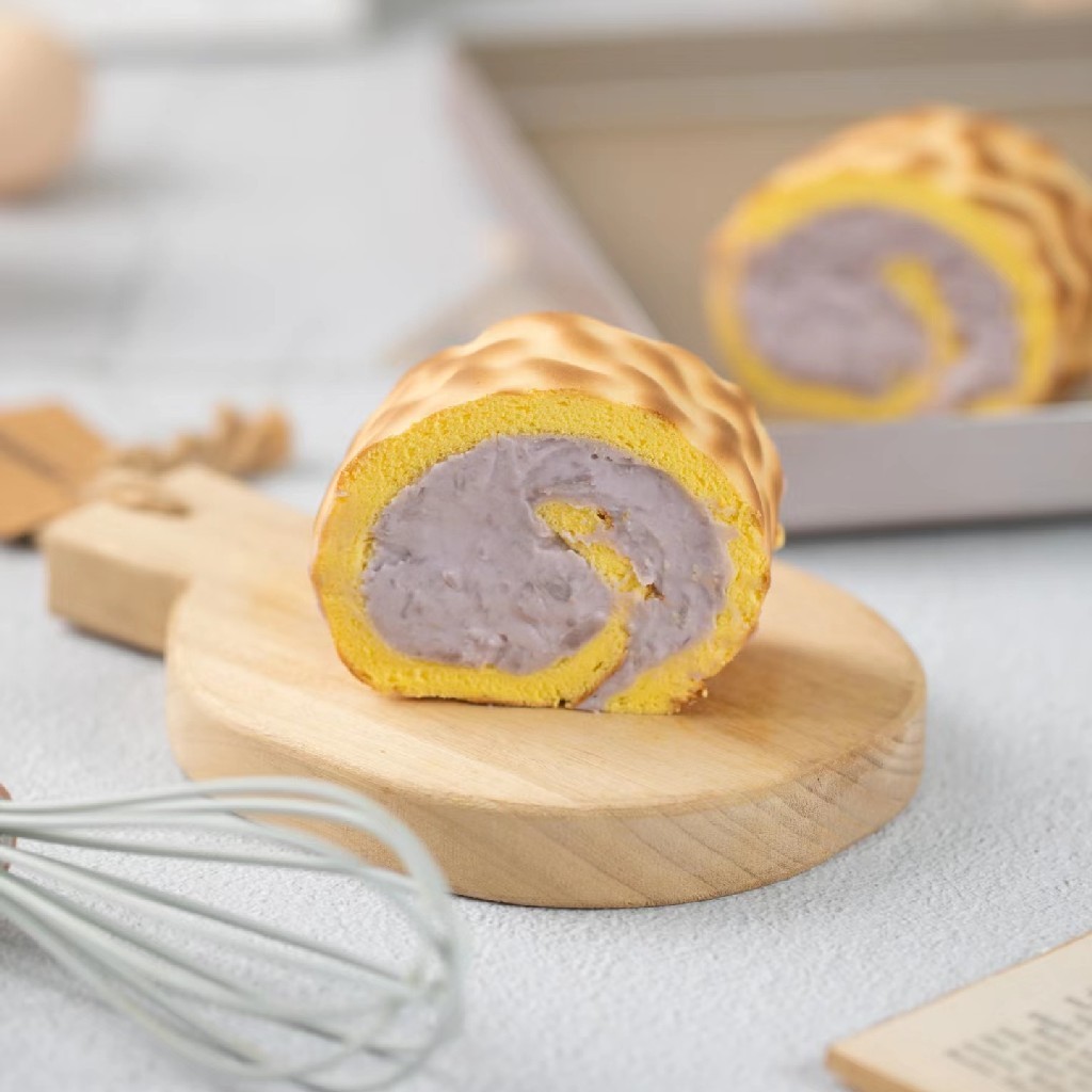 虎皮纯芋泥卷（芋泥控的最爱）